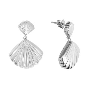 JCOU I Sea You Rhodium-Plated Sterling Silver Earrings