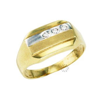 Δαχτυλίδι 14K Χρυσό και Λευκόχρυσο (EUR No 63 - US No 10)