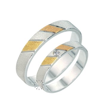 Wedding rings 18ct Gold and