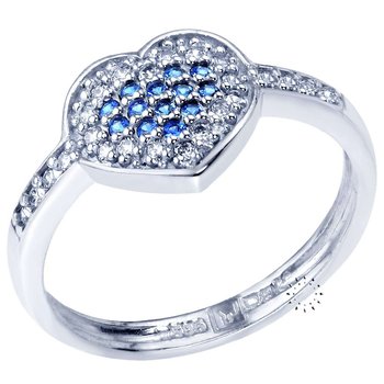 Ring 14ct White Gold with