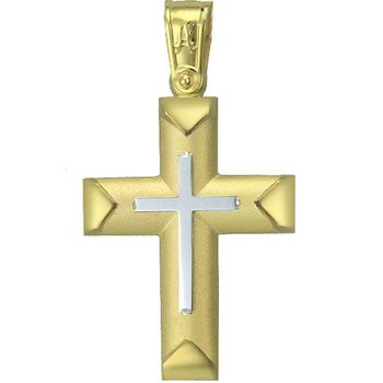 Cross 14ct Gold and White Gold