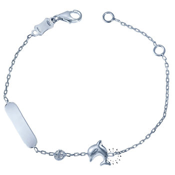 Bracelet 9ct White gold with