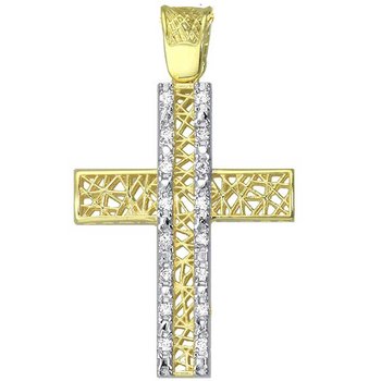 Cross 14ct Gold and Whitegold