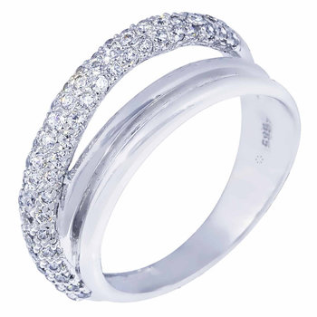 Ring in whitegold 14ct with