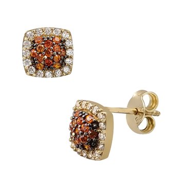 Earrings in 14ct gold with