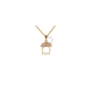 Pendant 18ct Gold flower by