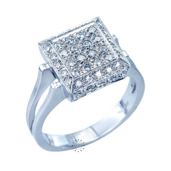 Ring 18ct White Gold with