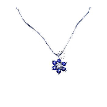 Necklace 18ct with Sapphires