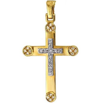 Cross 18ct Gold and White