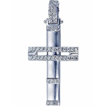 Cross 14ct White gold with