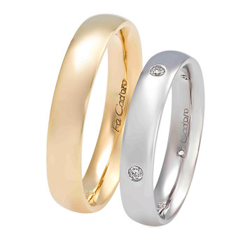 Wedding rings 18 Carats Rose
