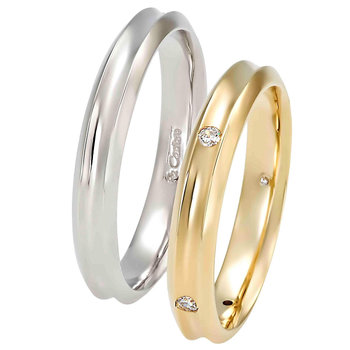 Wedding rings 18ct Gold and