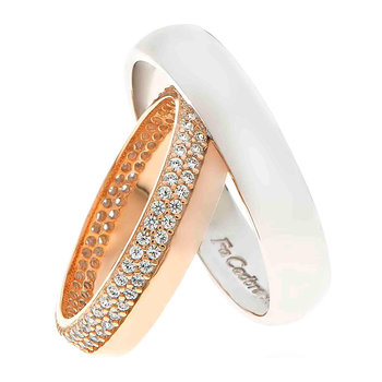 Wedding rings 18 Carats Rose