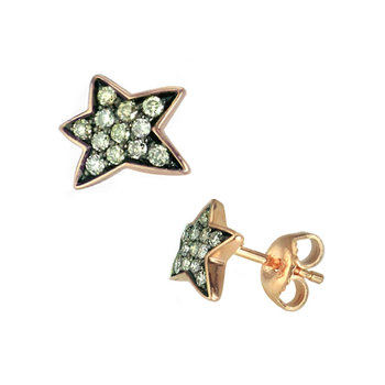 Earrings 18ct Rosegold with