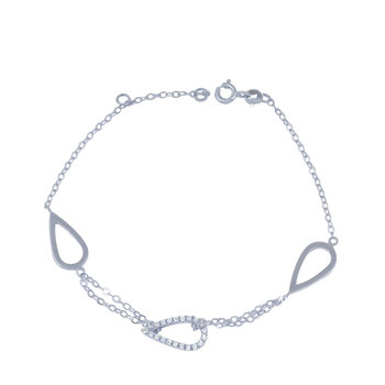 Bracelet 14ct White gold with