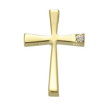 Cross 14 Carats Gold with
