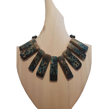 Necklace made of Wood Costas Argiriou