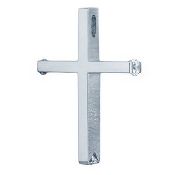 Cross 14ct White Gold with