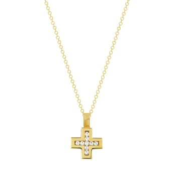 Cross 18ct Gold with Diamonds