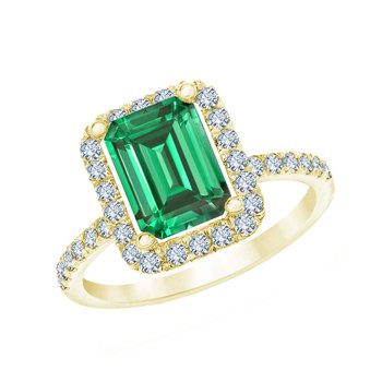 Ring 14ct Gold with zircon