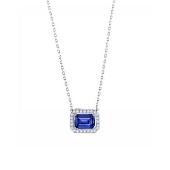 Necklace 14ct White Gold with