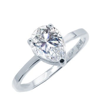 Solitaire ring Petra 14ct