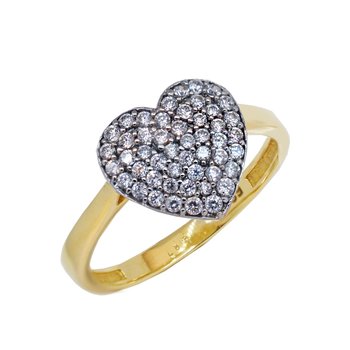 Ring 14K Gold with Zircon