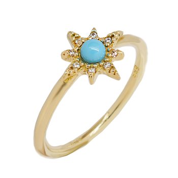 Ring 14K Gold with Zircon