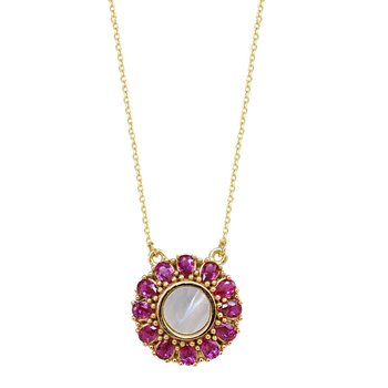 Necklace 14K Gold with Zircon