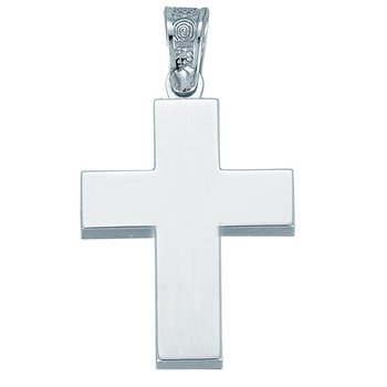 Cross 14ct White gold by