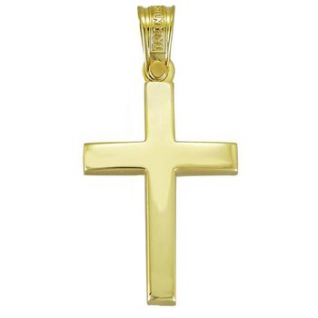Cross 14ct Gold by Triantos