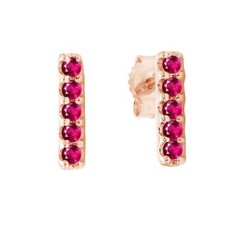 Earrings 14K rose gold with