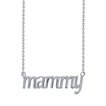 Necklace mammy 14ct white