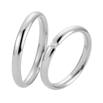 Wedding Rings in 8ct White