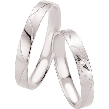 Wedding rings in 8ct White