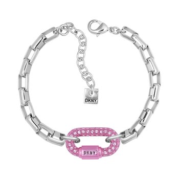 DKNY Lg Crystal Carabiner Bracelet