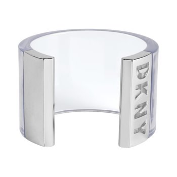 DKNY Lg Resin & Metal Crystal Cuff Bracelet
