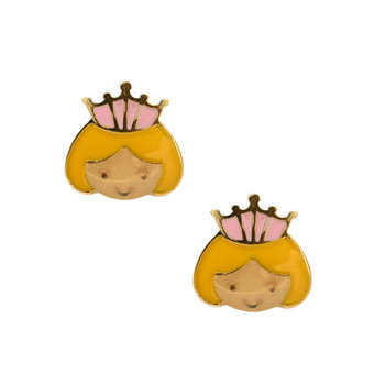 Earrings 9ct Gold Princess