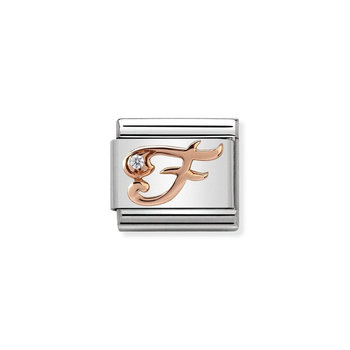 NOMINATION Link - LETTERS steel, zircon and gold 375 F