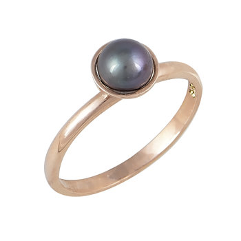 Ring 14ct Rose Gold with Pearl by SAVVIDIS (No 54)