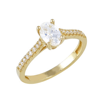 Solitaire Ring 14ct Gold with