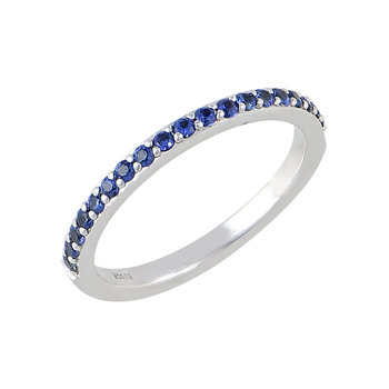 18ct White Gold Ring by SAVVIDIS with Sapphire(No 51)