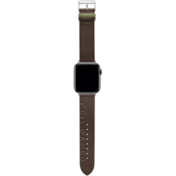 TED Logo Brown Leather Strap