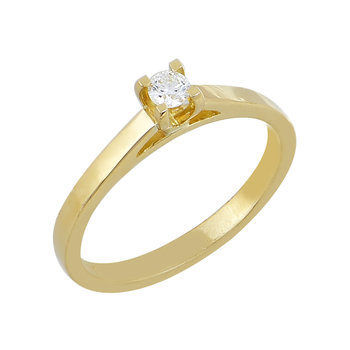 Solitaire Ring 18ct Gold by