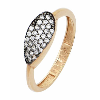 Ring 14ct Rose Gold by SAVVIDIS with Zircon (No 53)