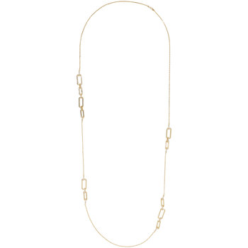 JCOU Unchain 14ct Gold-Plated Sterling Silver Necklace with White Zircon