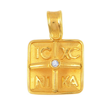 14ct Gold Lucky Pendant with