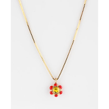 Necklace made of 9ct gold and Enamel by Ino&Ibo