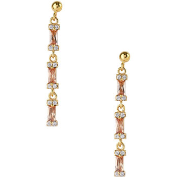 14ct Gold Earrings with Zircon by FaCaDoro