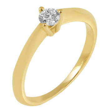 Μονόπετρο δαχτυλίδι SAVVIDIS από χρυσό 18Κ και διαμάντι (No 52)